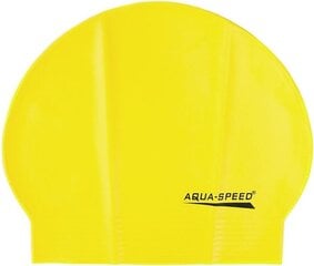 Шапочка для плавания Aqua-Speed ​​Soft, желтая цена и информация | Шапочки для плавания | 220.lv