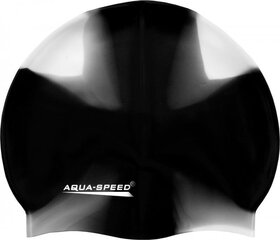 Шапочка для плавания Aqua-Speed, чёрная цена и информация | Шапочки для плавания | 220.lv
