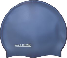 Шапочка для плавания Aqua-speed, синяя цена и информация | Шапочки для плавания | 220.lv