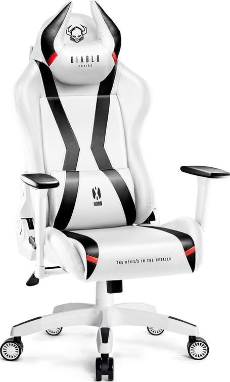 Spēļu krēsls Diablo X-Horn 2.0 Normal Size, balts cena un informācija | Biroja krēsli | 220.lv