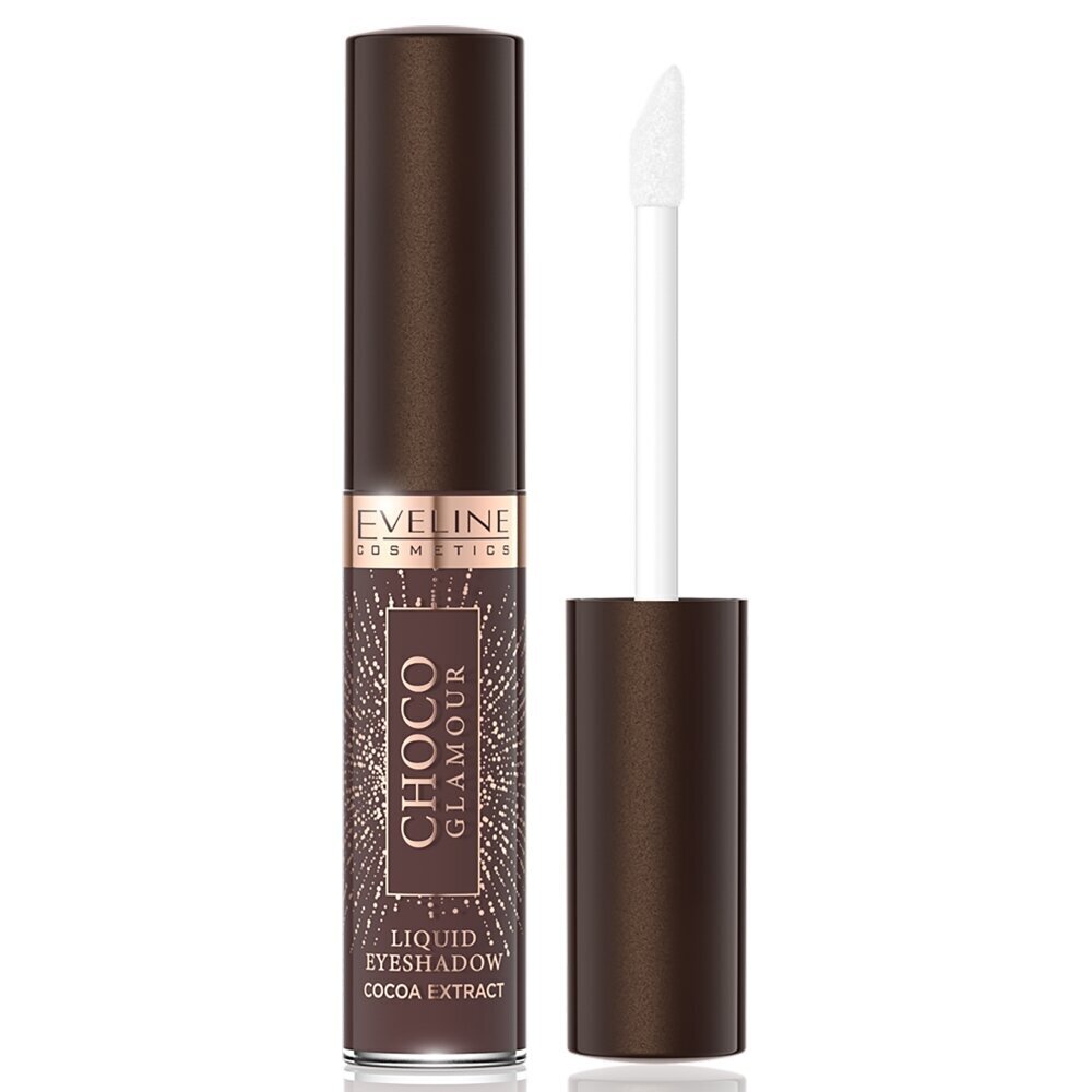 Šķidrās acu ēnas Eveline Choco Glamour Liquid Eyeshadow 05, 6,5 ml цена и информация | Acu ēnas, skropstu tušas, zīmuļi, serumi | 220.lv