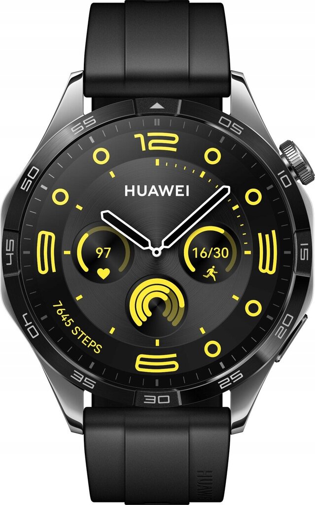 Huawei GT 4 Black cena un informācija | Viedpulksteņi (smartwatch) | 220.lv