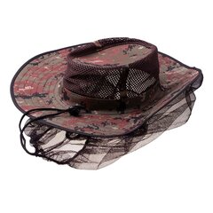 Moskītu tīkls kukaiņiem, galvas cepure - sarkana brūna cena un informācija | Moskītu tīkli | 220.lv