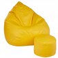 2-daļīgs sēžammaisu komplekts Cronen Sako 2XL, dzeltens cena un informācija | Sēžammaisi, klubkrēsli, pufi bērniem | 220.lv