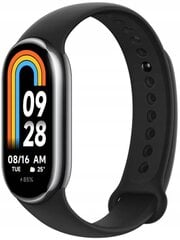 Xiaomi Mi Band 8 Black cena un informācija | Viedpulksteņi (smartwatch) | 220.lv