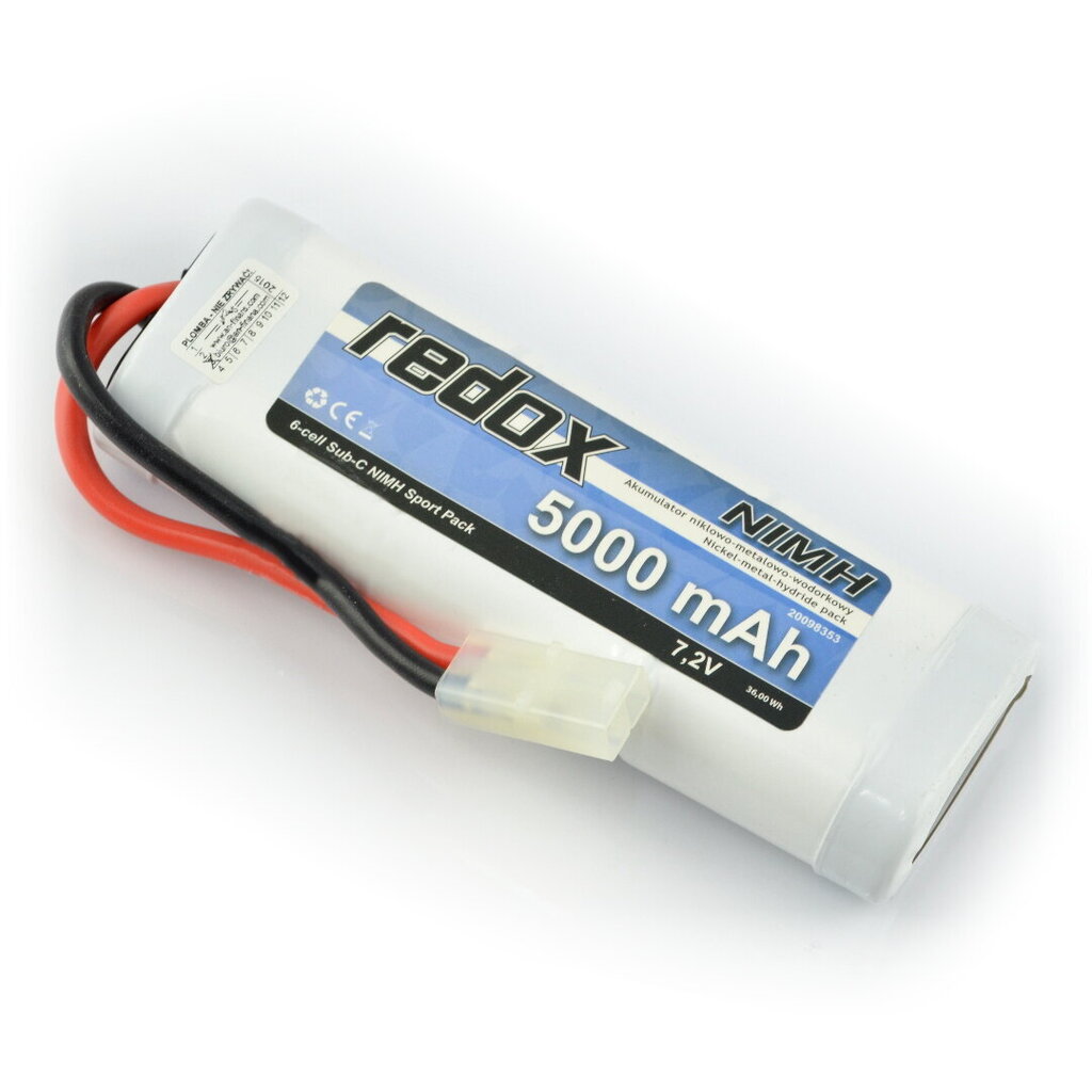 Redox NiMH 5000mAh 7.2V cena un informācija | Akumulatori | 220.lv