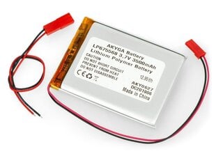 Akyga Li-Pol 3500mAh 1S 3.7V - JST-BEC cena un informācija | Akumulatori | 220.lv