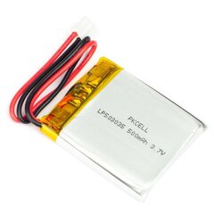 Pimoroni Li-Pol 500mAh 3.7V - JST cena un informācija | Akumulatori mobilajiem telefoniem | 220.lv