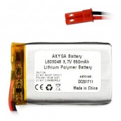 Akyga Li-Pol 850mAh 1S 3.7V cena un informācija | Akumulatori | 220.lv