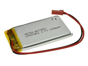 Akyga Li-Pol 1400mAh 1S 3.7V JST-BEC cena un informācija | Akumulatori | 220.lv