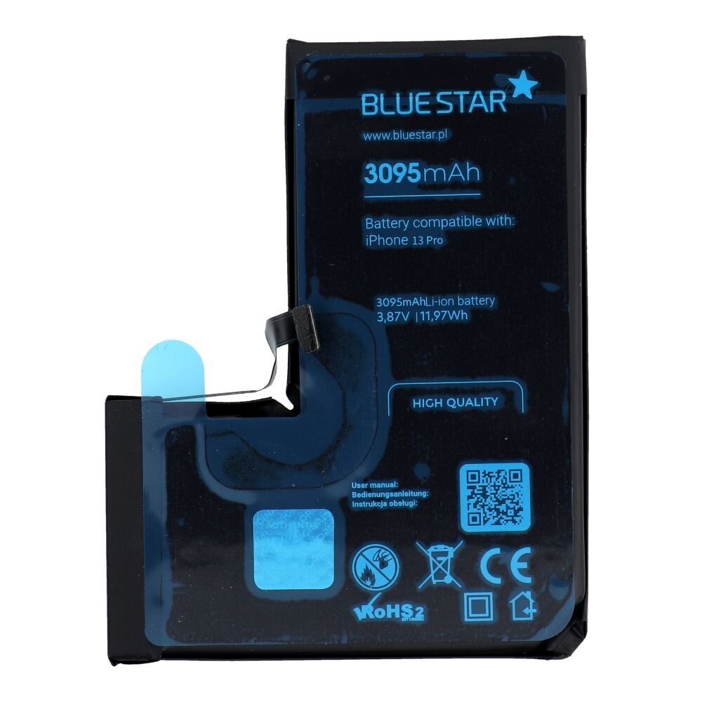 Blue Star HQ Iphone 13 PRO, 3095 mAh cena un informācija | Akumulatori mobilajiem telefoniem | 220.lv