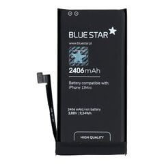 Blue Star HQ Iphone 13 mini, 2406 mAh cena un informācija | Akumulatori mobilajiem telefoniem | 220.lv