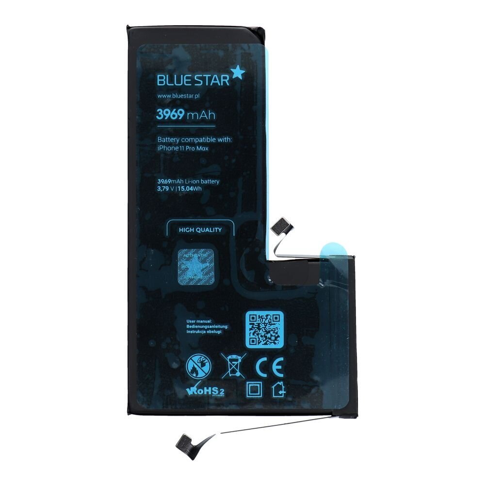 Blue Star HQ Iphone 11 PRO MAX, 3969 mAh цена и информация | Akumulatori mobilajiem telefoniem | 220.lv