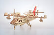 4in1 3D koka simulācijas helikopteru un lidmašīnu komplekts LIVMAN H-53 цена и информация | Attīstošās rotaļlietas | 220.lv