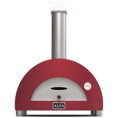 Печь для пиццы Alfa Forni Moderno 2 Pizze, 60 x 50 см, красная цена и информация | Грили | 220.lv