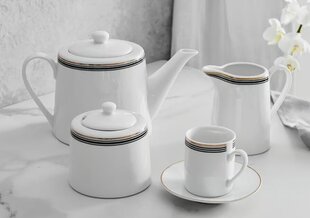 Ambition Art Deco tējkanna, 1,1 l, balta цена и информация | Чайники, кофейники | 220.lv