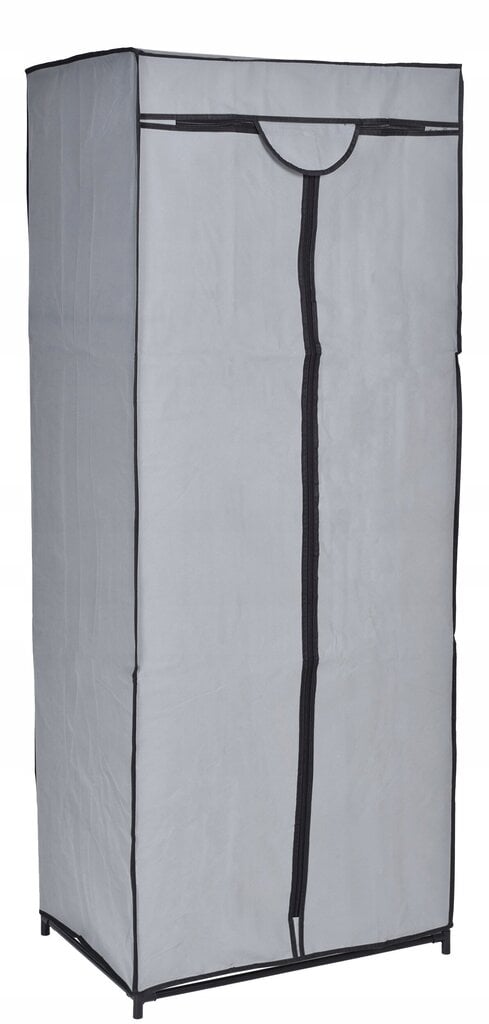 Tekstila drēbju skapis ar plauktu, 152x60x45 cm cena un informācija | Skapji | 220.lv