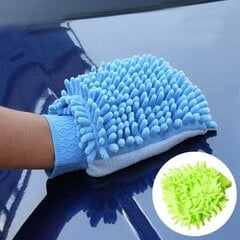 Automašīnu mazgāšanas mikrošķiedras cimds - zaļš cena un informācija | Tīrīšanai, salvetes | 220.lv
