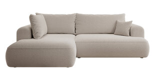 Kreisās puses stūra dīvāns Selsey Ovo L, smilškrāsas cena un informācija | Stūra dīvāni | 220.lv