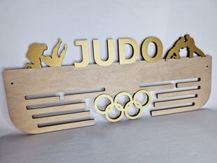 Деревянный штатив для меделей с фигурками борцов и надписью – JUDO цена и информация | Другие оригинальные подарки | 220.lv