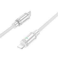 Borofone Cable BU40 Advantage - USB to Type C - 3A 1,2 metres grey цена и информация | Кабели для телефонов | 220.lv