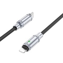 Borofone Cable BU40 Advantage - USB to Type C - 3A 1,2 metres grey цена и информация | Кабели для телефонов | 220.lv