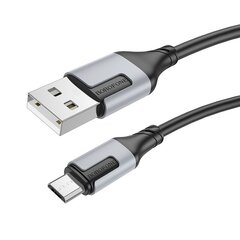 Borofone Cable BX101 Creator - USB to Micro USB - 2,4A 1 metre white цена и информация | Кабели для телефонов | 220.lv