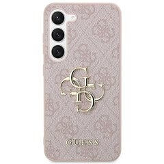 Guess GUHCS24S4GMGPI S24 S921 różowy|pink hardcase 4G Big Metal Logo цена и информация | Чехлы для телефонов | 220.lv