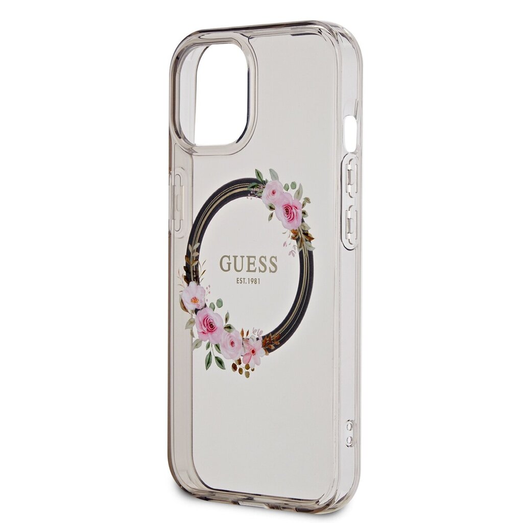 Guess TPU Flowers Ring Glossy Logo cena un informācija | Telefonu vāciņi, maciņi | 220.lv