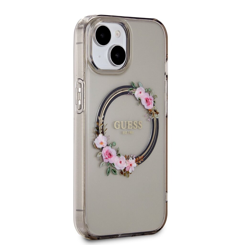 Guess TPU Flowers Ring Glossy Logo cena un informācija | Telefonu vāciņi, maciņi | 220.lv