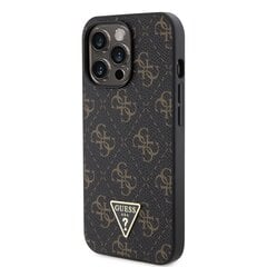 Guess PU Leather 4G Triangle Metal Logo Case cena un informācija | Telefonu vāciņi, maciņi | 220.lv