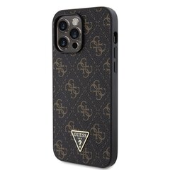 Guess PU Leather 4G Triangle Metal Logo Case cena un informācija | Telefonu vāciņi, maciņi | 220.lv