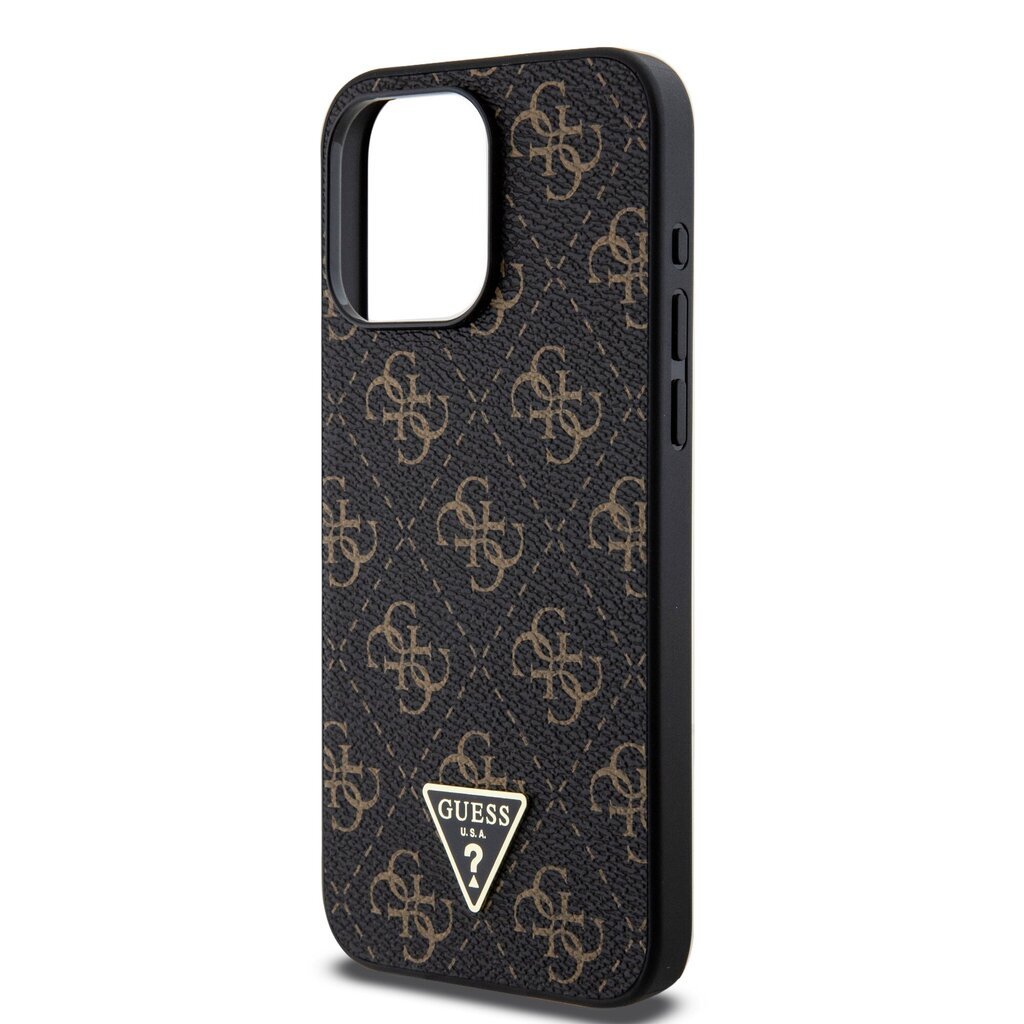 Guess PU Leather 4G Triangle Metal Logo Case цена и информация | Telefonu vāciņi, maciņi | 220.lv