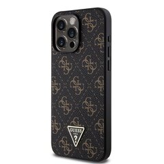 Guess PU Leather 4G Triangle Metal Logo Case cena un informācija | Telefonu vāciņi, maciņi | 220.lv