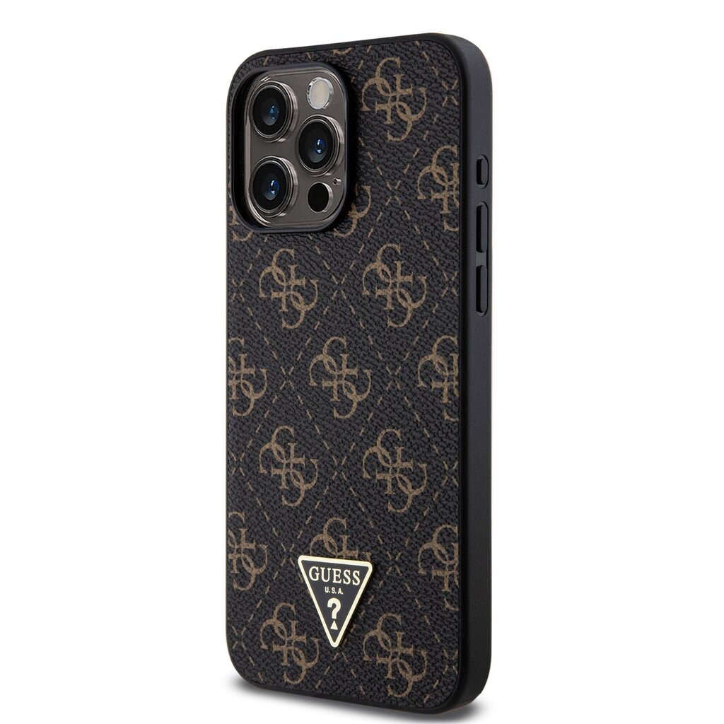 Guess PU Leather 4G Triangle Metal Logo Case цена и информация | Telefonu vāciņi, maciņi | 220.lv