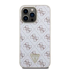 Guess PU Leather 4G Triangle Metal Logo Case cena un informācija | Telefonu vāciņi, maciņi | 220.lv