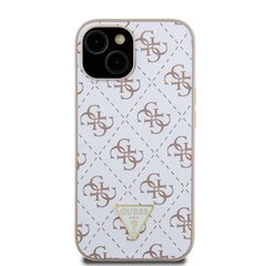 Guess PU Leather 4G Triangle Metal Logo Case cena un informācija | Telefonu vāciņi, maciņi | 220.lv