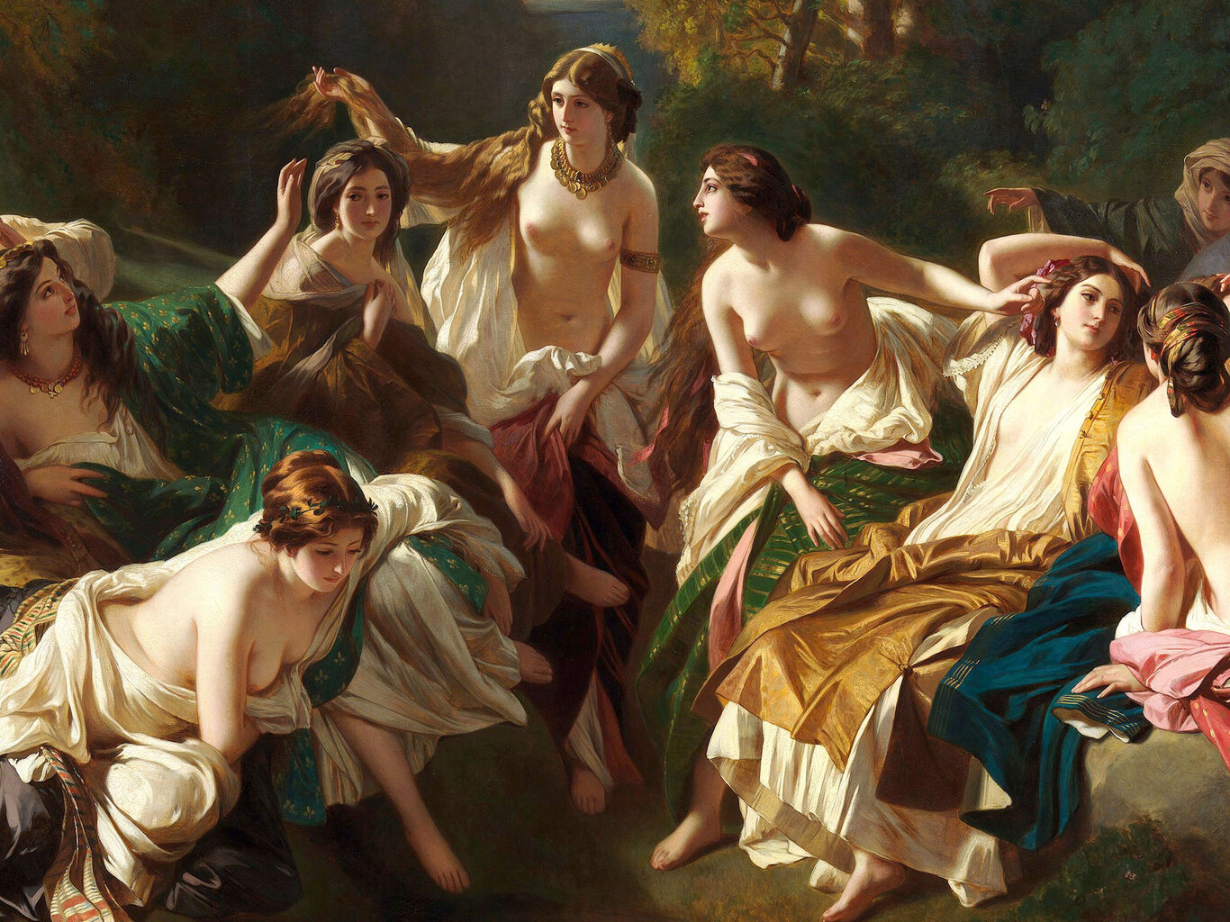 Reprodukcija Florinda, 1853, Franz Xaver Winterhalter cena un informācija | Gleznas | 220.lv