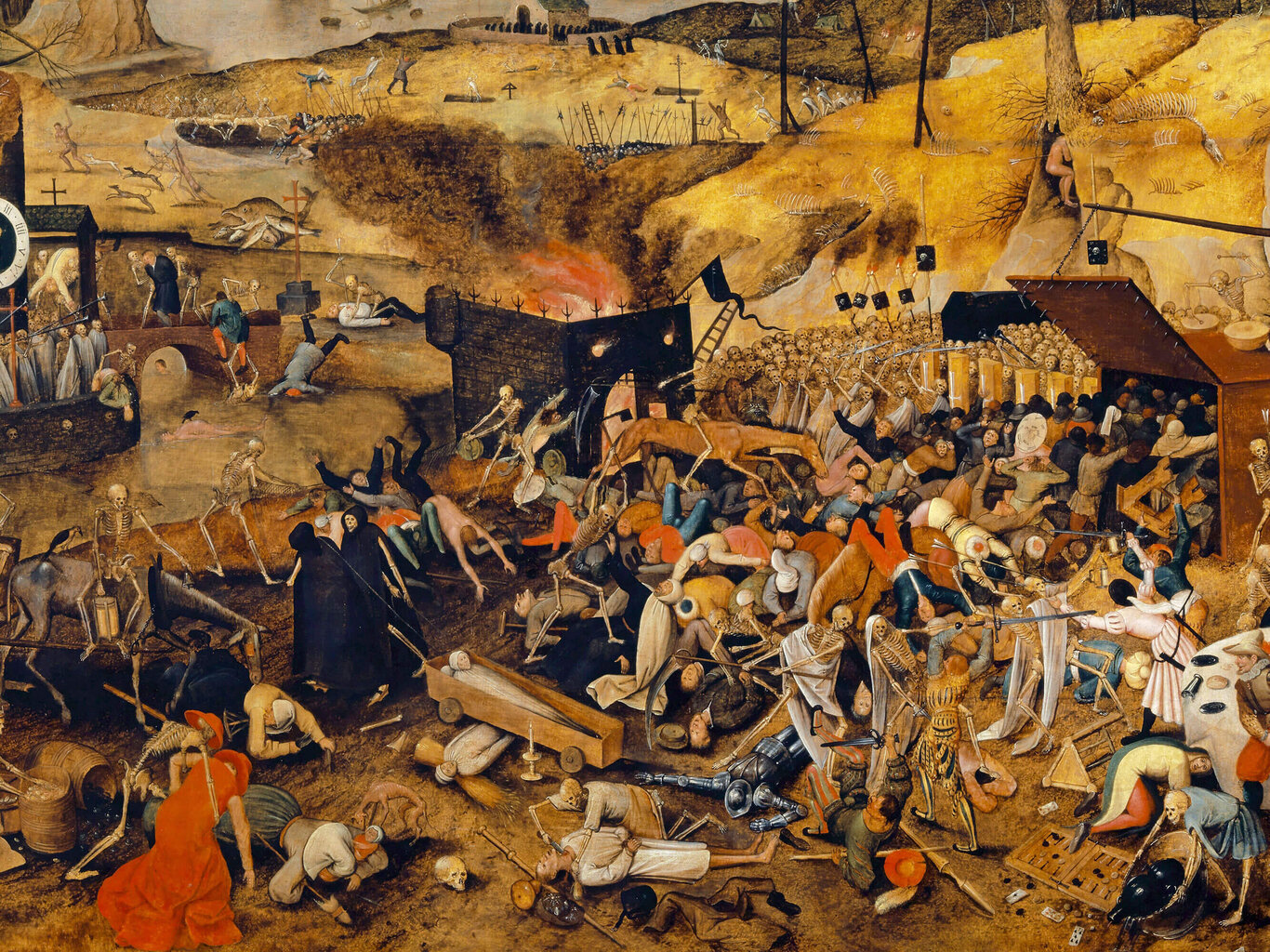 Reprodukcija Nāves triumfs, 1608, Pieter Brueghel The Younger цена и информация | Gleznas | 220.lv