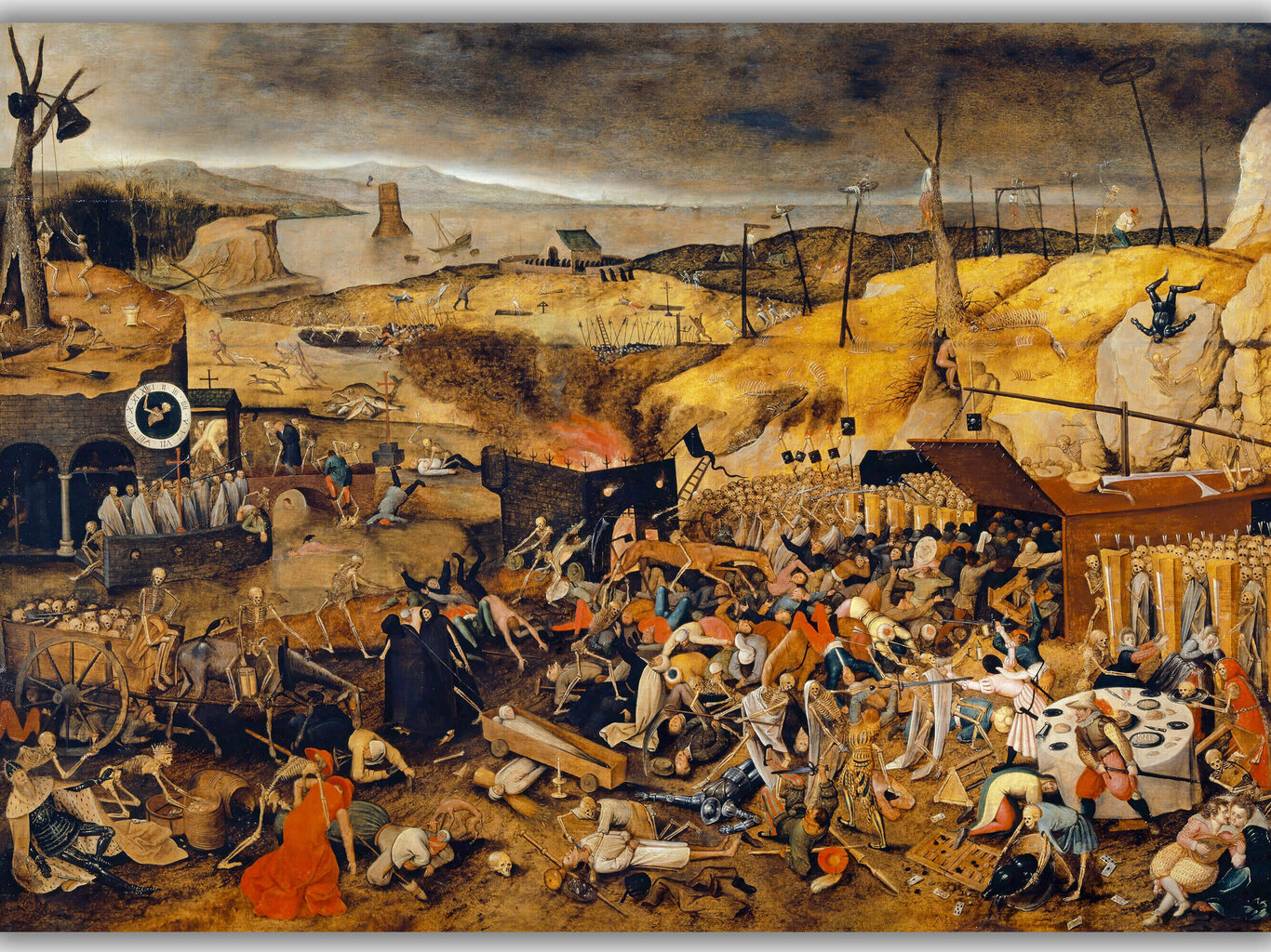 Reprodukcija Nāves triumfs, 1608, Pieter Brueghel The Younger цена и информация | Gleznas | 220.lv