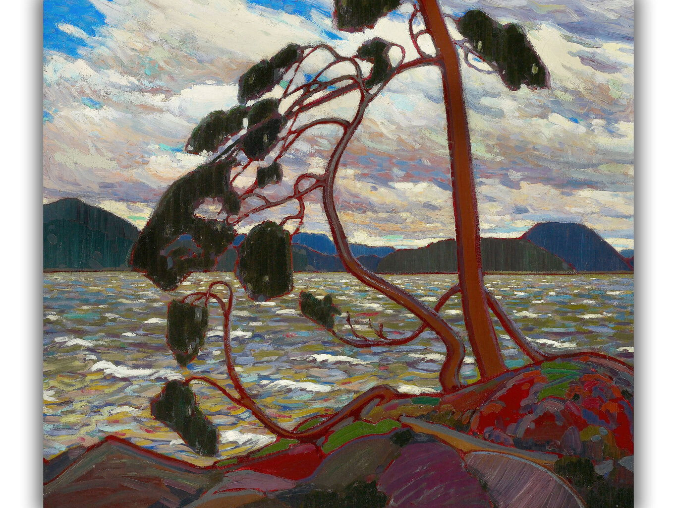 Reprodukcija Rietumu vējš, 1917, Tom Thomson cena un informācija | Gleznas | 220.lv