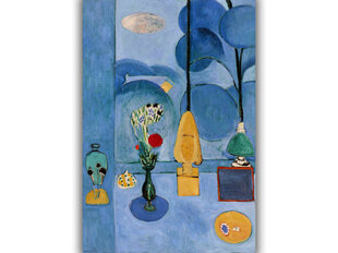 Reprodukcija Zilais logs, 1913, Henri Matisse цена и информация | Картины | 220.lv