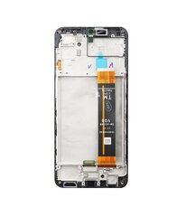 LCD display + Touch Unit + Front Cover Samsung A236 Galaxy A23 5G Black цена и информация | Запчасти для телефонов и инструменты для их ремонта | 220.lv