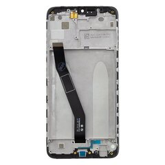 LCD Display + Touch Unit + Front Cover for Xiaomi Redmi 8 Black (No Logo) цена и информация | Запчасти для телефонов и инструменты для их ремонта | 220.lv
