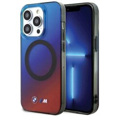 BMW BMHMP15XHTTG iPhone 15 Pro Max 6.7" czerwono-niebieski|red blue hardcase M Gradient MagSafe цена и информация | Чехлы для телефонов | 220.lv