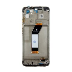 LCD Display + Touch Unit + Front Cover for Xiaomi Redmi 10 2022 Black цена и информация | Запчасти для телефонов и инструменты для их ремонта | 220.lv