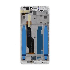LCD Display + Touch Unit + Front Cover for Xiaomi Redmi Note 4 Global White цена и информация | Запчасти для телефонов и инструменты для их ремонта | 220.lv
