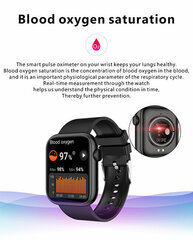 Wotchi WQX7 Black цена и информация | Смарт-часы (smartwatch) | 220.lv