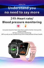Wotchi WQX7 Pink цена и информация | Смарт-часы (smartwatch) | 220.lv