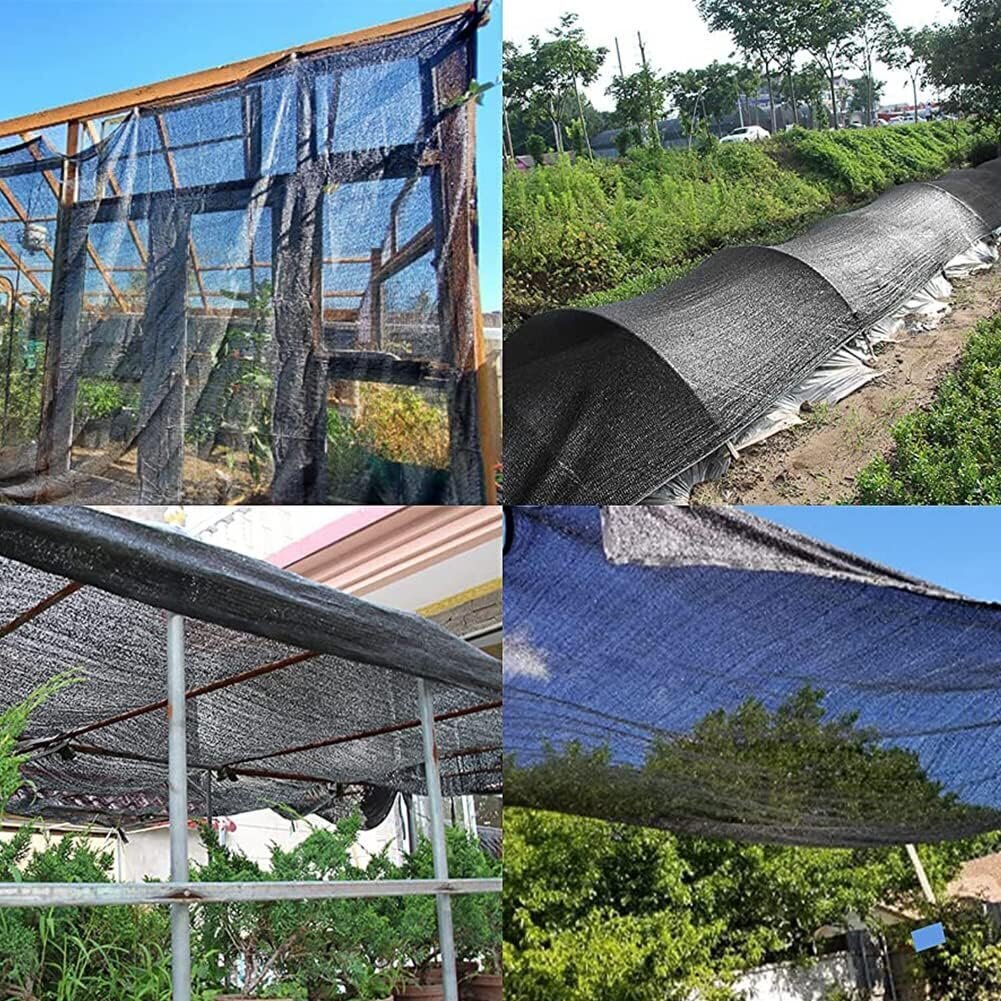 Dārza saules aizsargtīkls siltumnīcai BeGrit, 2 m x 10 m, melns cena un informācija | Dārza instrumenti | 220.lv